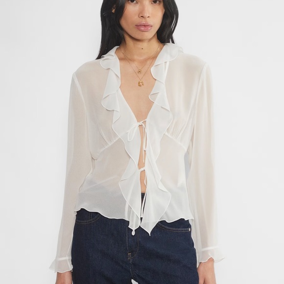 Aritzia Wilfred Frenchie blouse - Picture 1 of 5